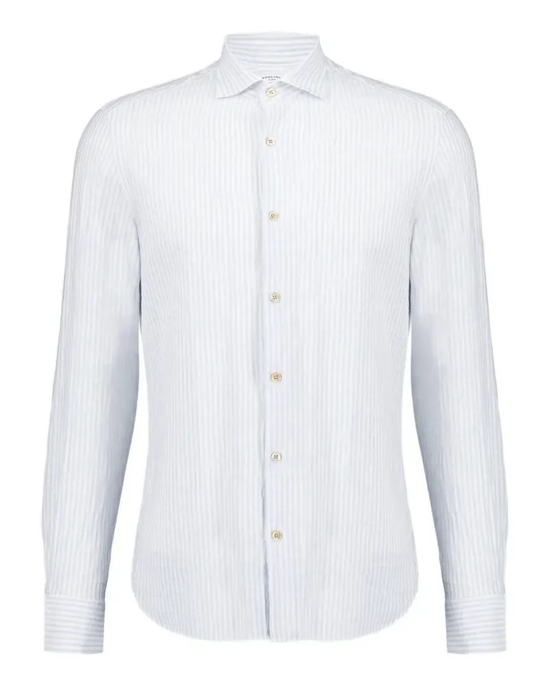 Boglioli Gestreiftes Hemd - Blau Blau