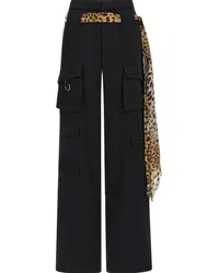 Roberto Cavalli Cargohose Schwarz