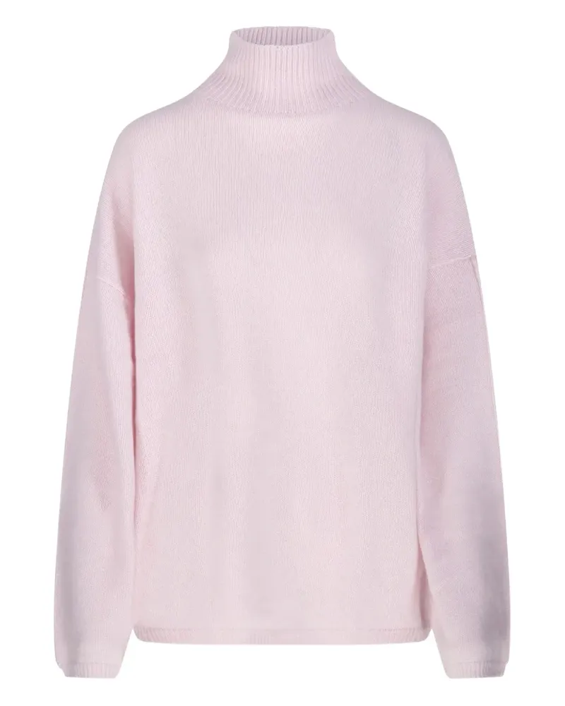 ALLUDE Kaschmirpullover mit Stehkragen - Rosa Rosa