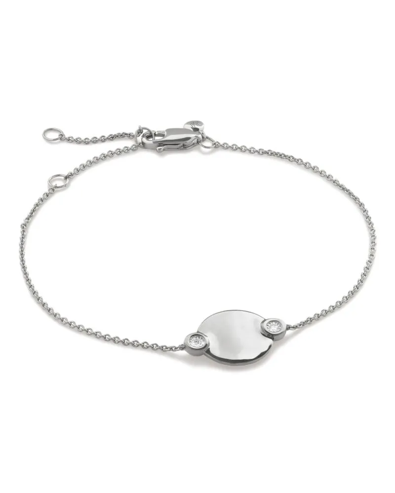 Monica Vinader Kettenarmband mit Anhängern - Silber Silber