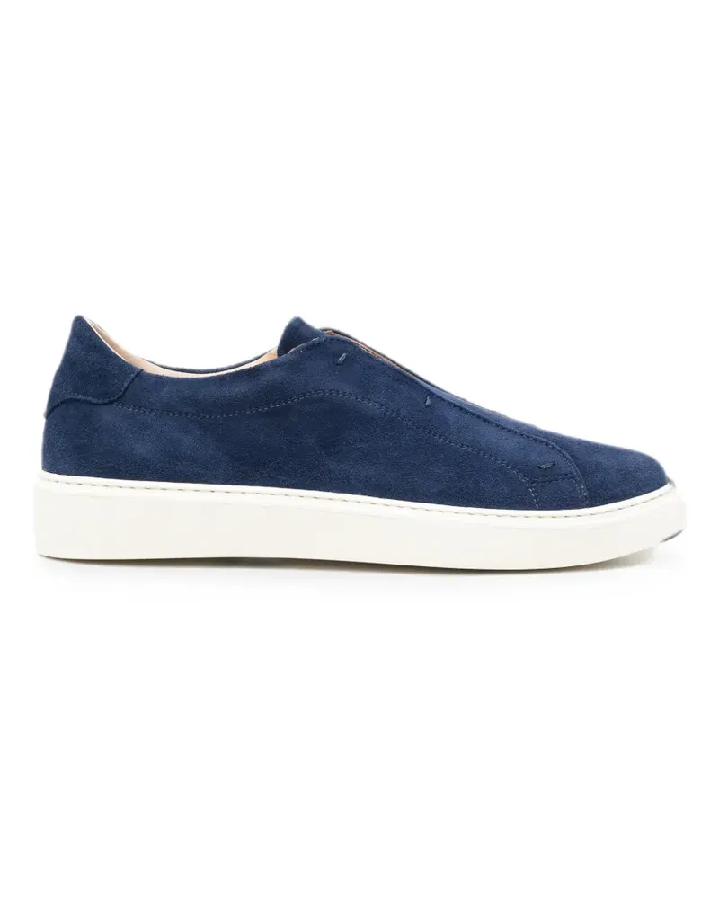 Eleventy Slip-On-Sneakers aus Wildleder - Blau Blau