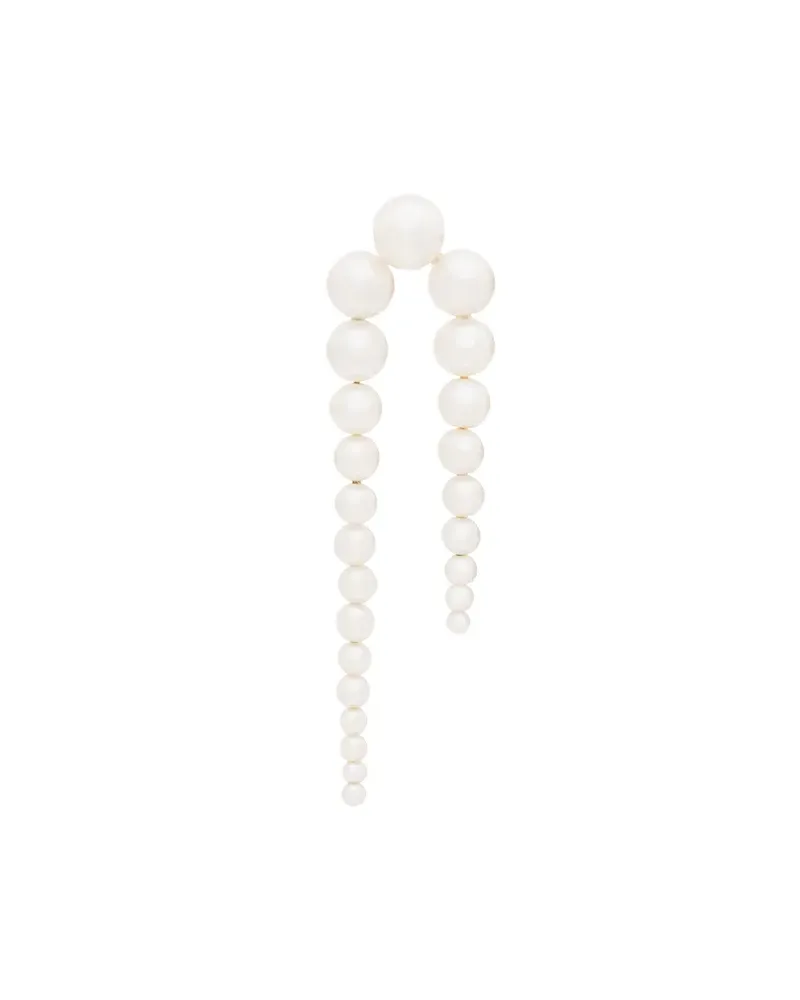 Sophie Bille Brahe Einzelner 14kt 'Grand Perle Nuit' Gelbgoldohrring mit Perle - YELLOW GOLD Yellow