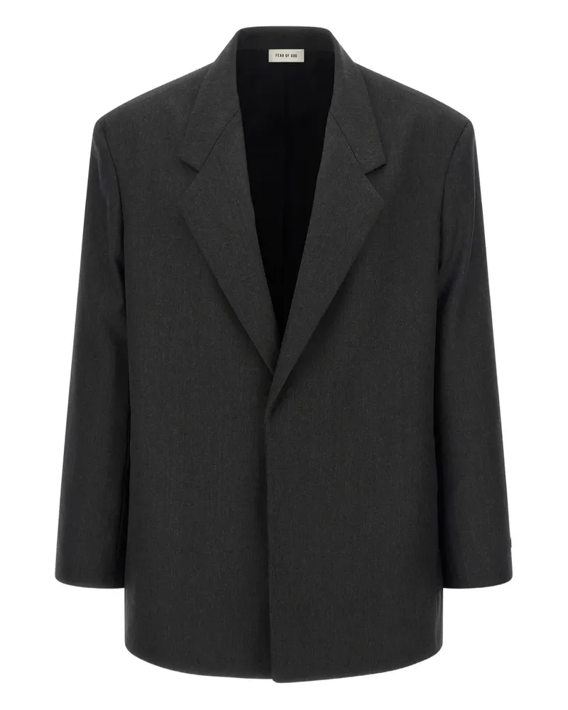Fear of God single-breasted blazer - Schwarz Schwarz