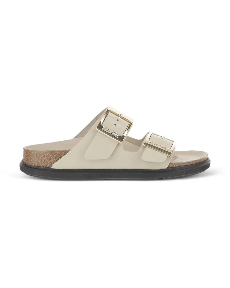 Birkenstock Arizona buckle-fastening leather sandals - Weiß Weiß