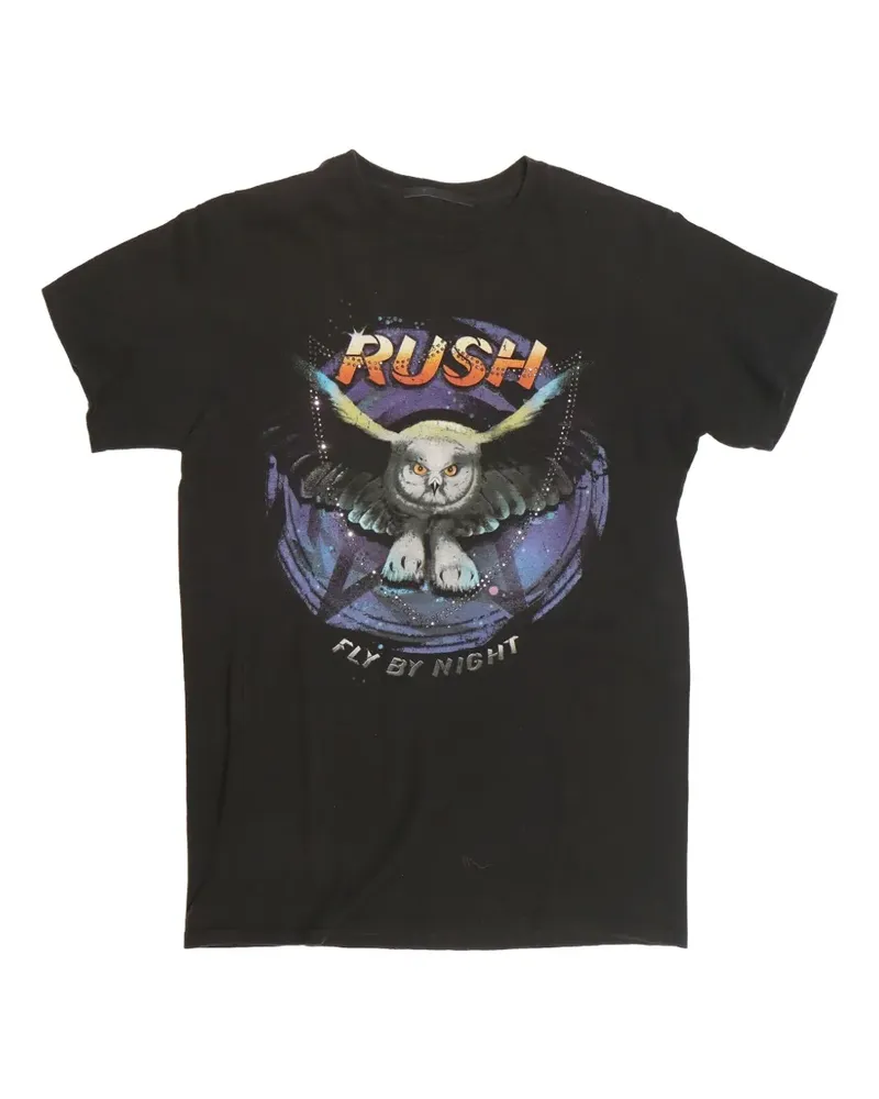 HTC Hollywood Trading Company Rush studded T-shirt - Schwarz Schwarz