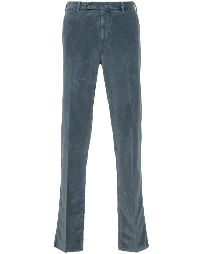 PT TORINO Hose mit Bügelfalten - Blau Blau