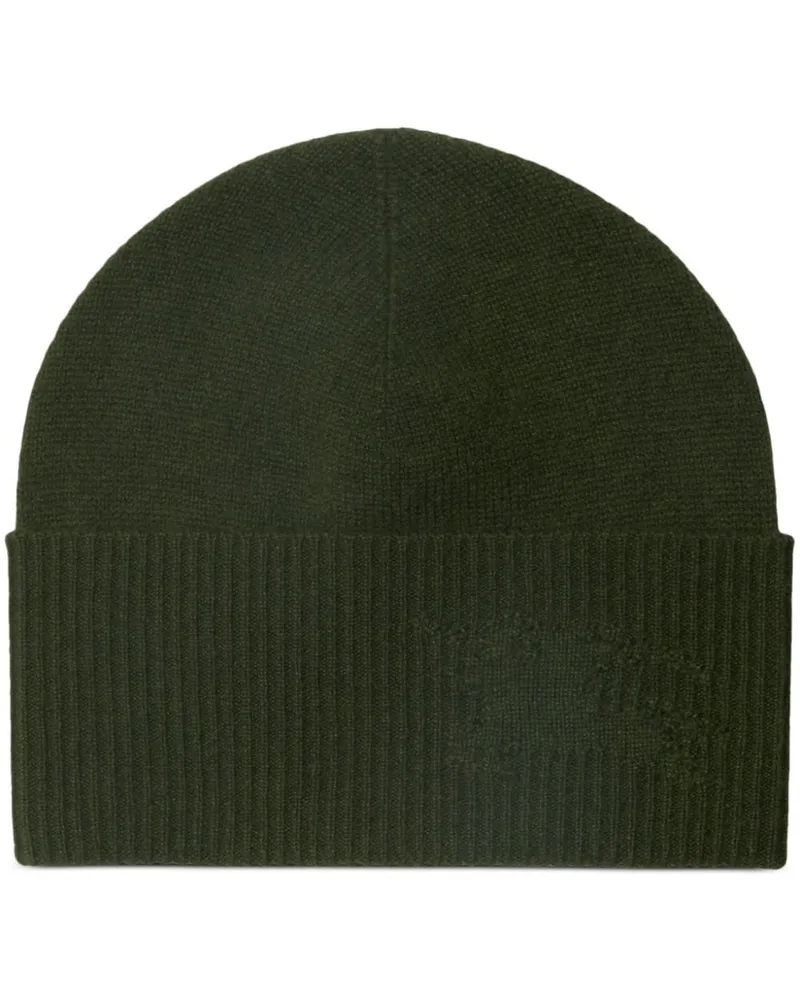 Burberry Beanie aus Kaschmir Grün