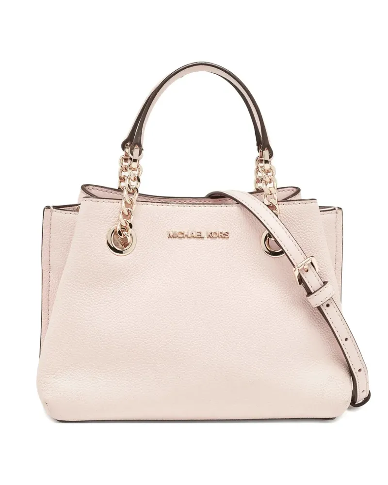 Michael Kors Teagen Tote Bag mit Logo-Applikation - Nude Nude