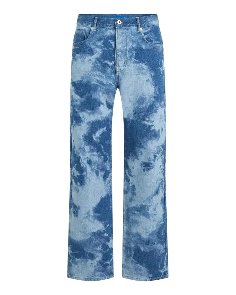 Karl Lagerfeld Jeans mit Bleach-Effekt - Blau Blau