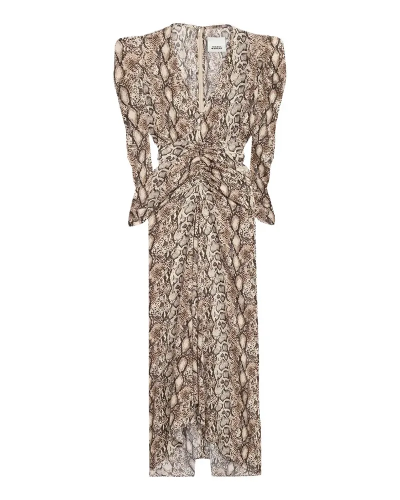 Isabel Marant Albini Midikleid - Nude Nude