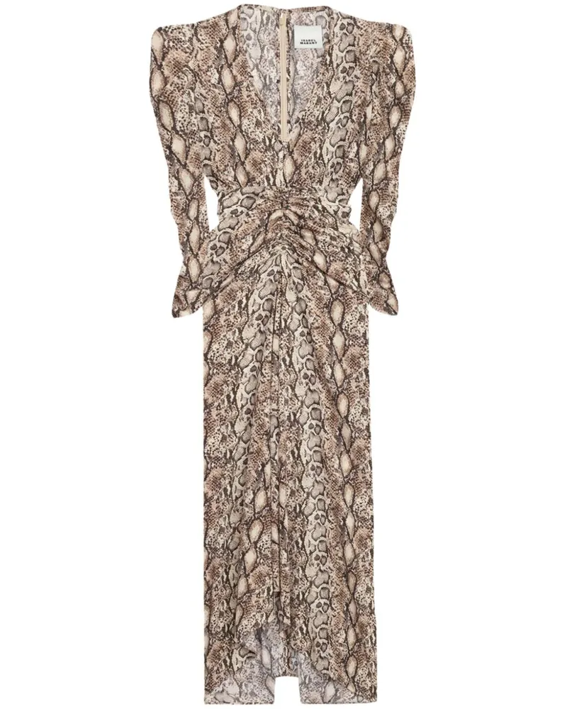 Isabel Marant Albini Midikleid - Nude Nude