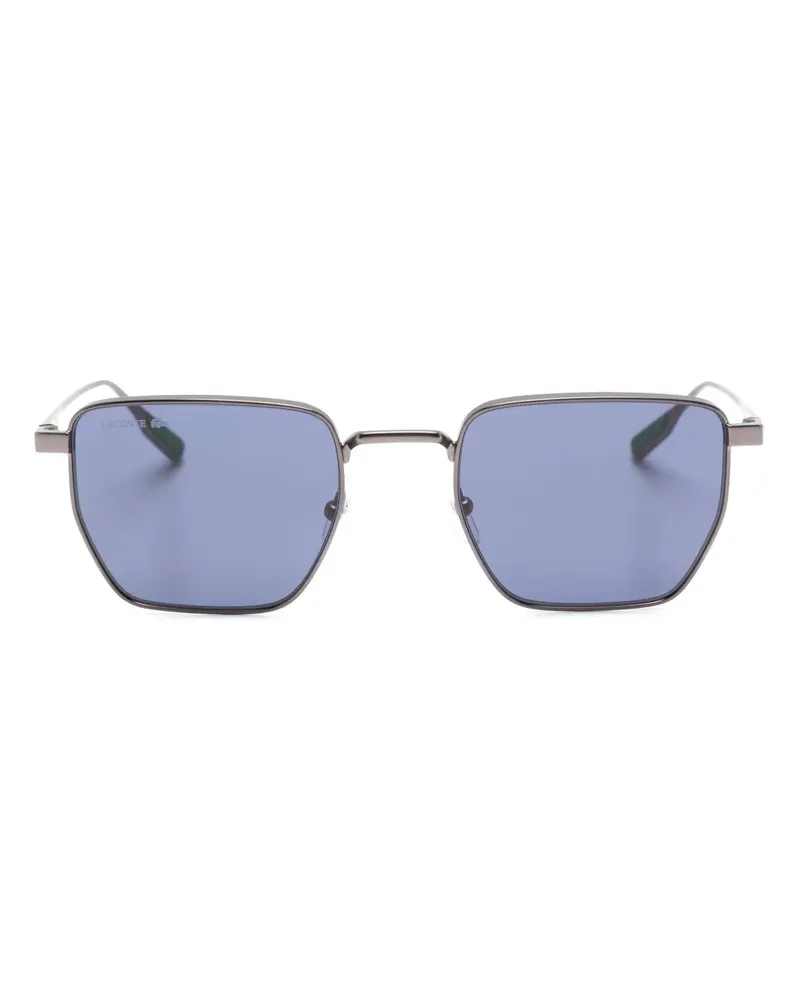 Lacoste Sonnenbrille mit eckigem Gestell - Grau Grau