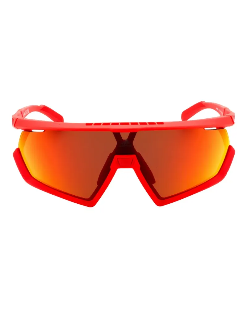 adidas SP0054 wraparound-frame sunglasses - Rot Rot