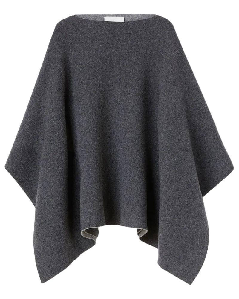 Jil Sander Cape mit U-Boot-Ausschnitt - Grau Grau