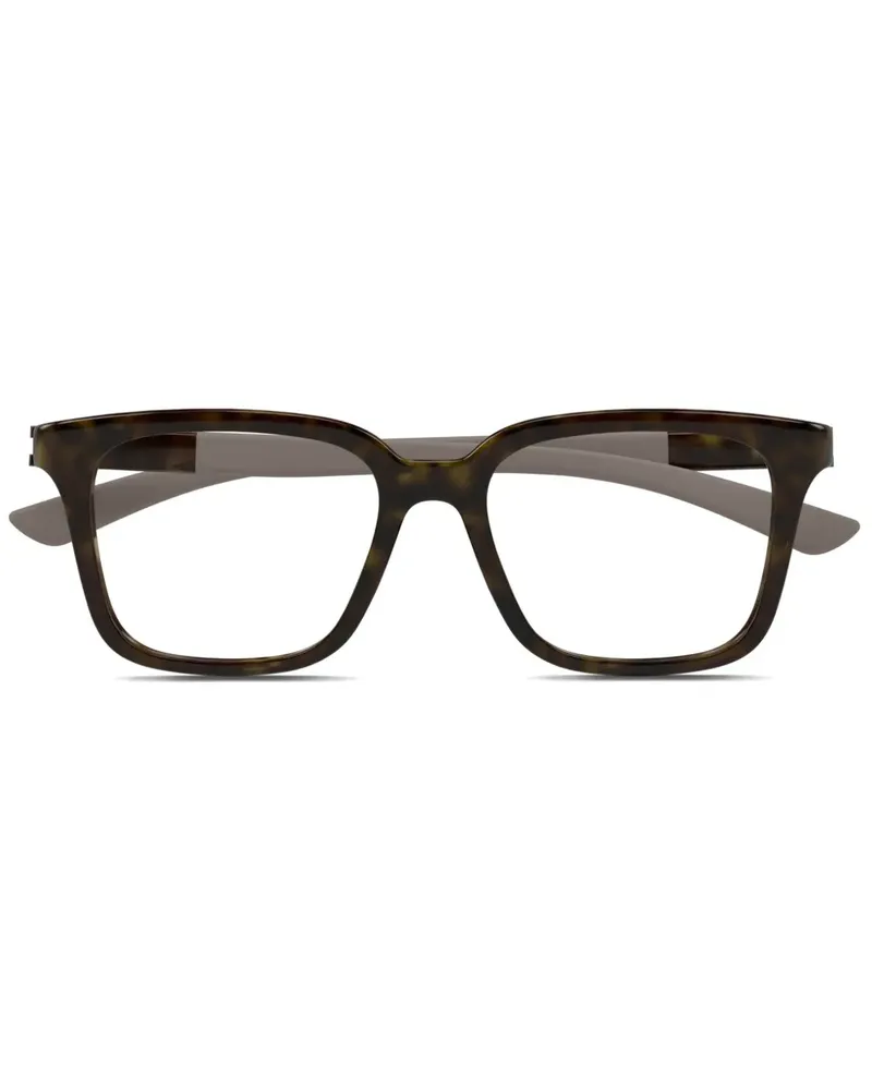 Gucci GG1738O Brille mit eckigem Gestell - Braun Braun
