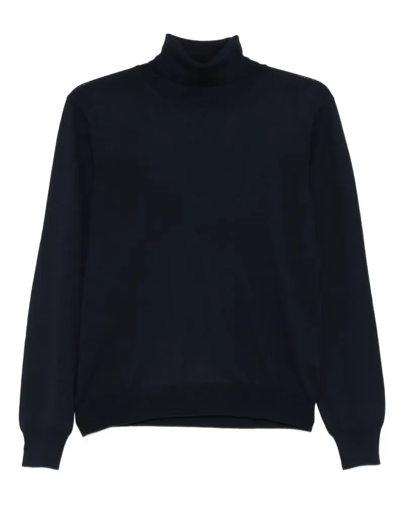 Tagliatore Pullover mit Rollkragen - Blau Blau