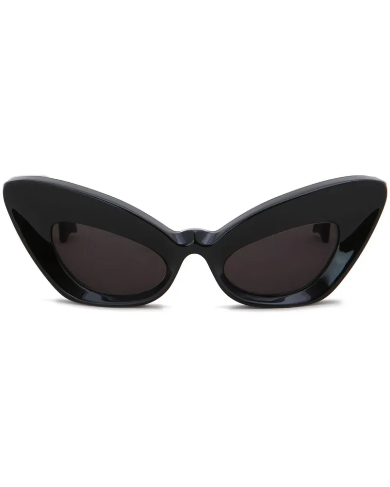Marni Sonnenbrille mit Cat-Eye-Gestell - Schwarz Schwarz