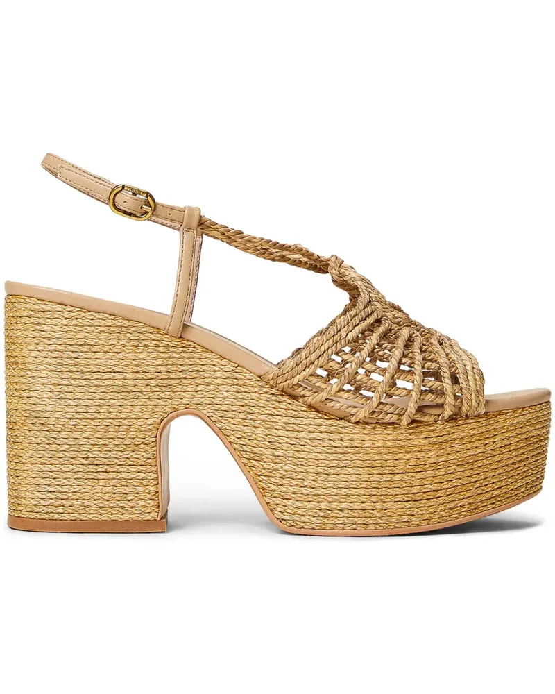 Twin-Set Gewebte Sandalen - Nude Nude