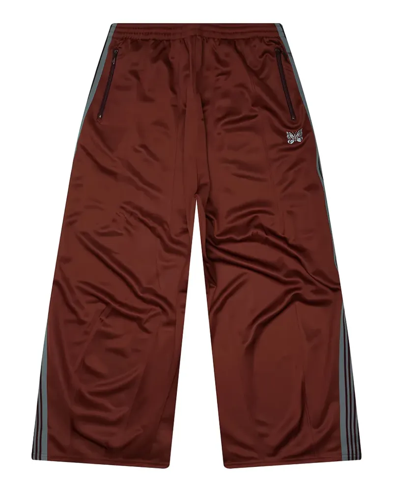 NEEDLES Poly Smooth H.D. side-stripe track pants - Orange Orange