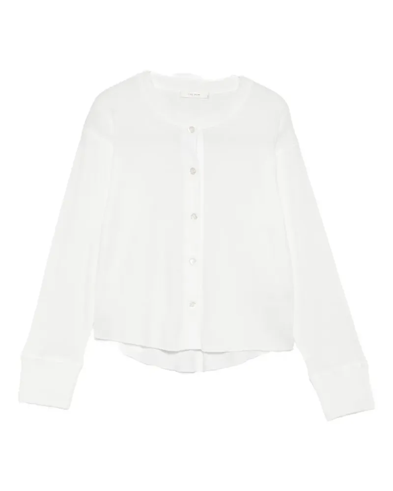 The Row Gano button-fastening top - Weiß Weiß