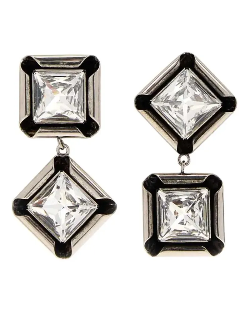 Givenchy crystal-embellished drop earrings - Silber Silber