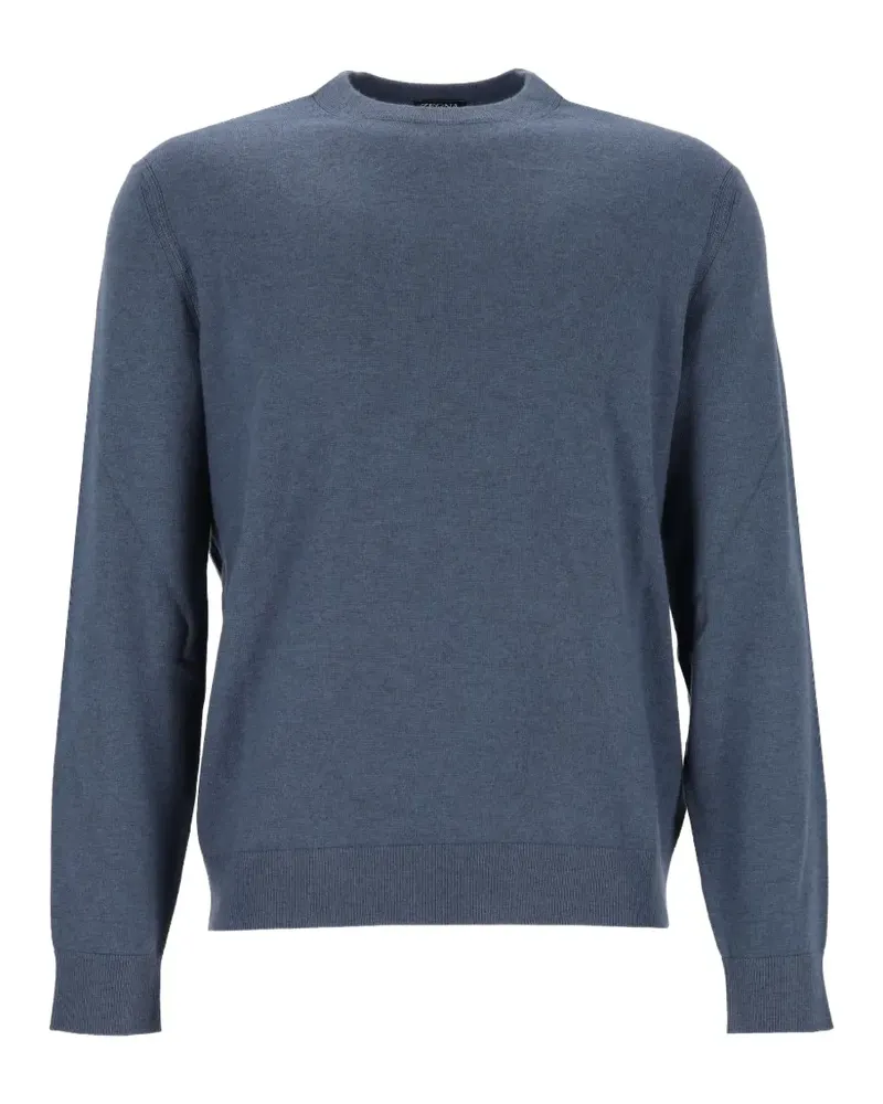 Ermenegildo Zegna crew-neck cashmere sweater - Blau Blau