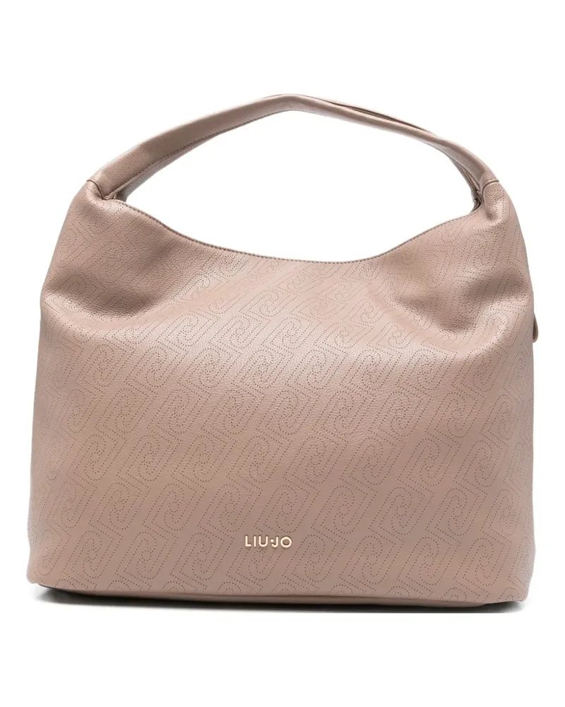 Liu Jo Gemusterter Shopper - Nude Nude