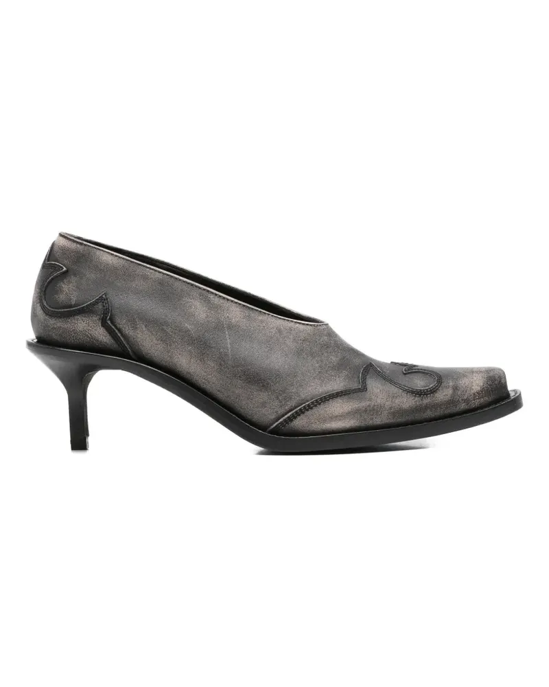 Ann Demeulemeester leather pumps - Schwarz Schwarz