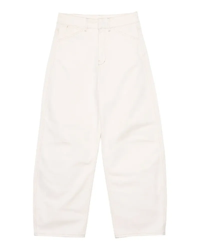 BIMBA Y LOLA Barrel-White Jeans im 5-Pocket-Design - Nude Nude
