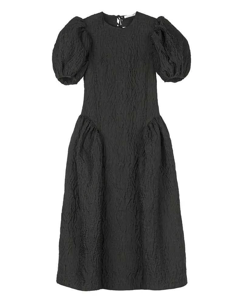 Cecilie Bahnsen matelassé puff-sleeve bali dress - Schwarz Schwarz