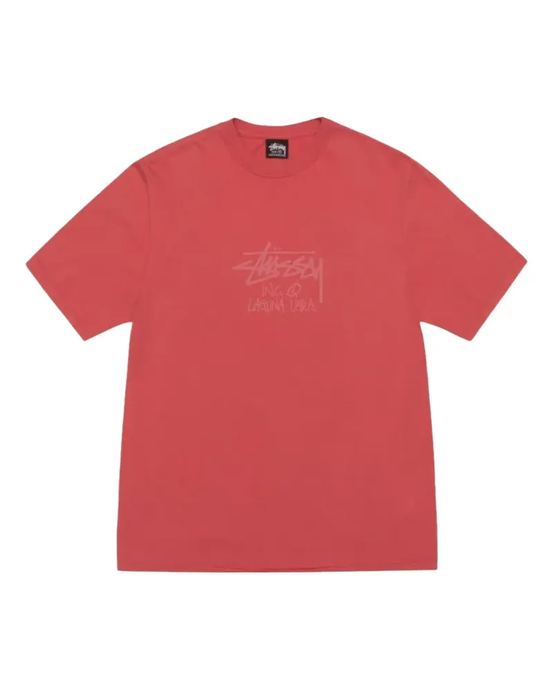Stüssy logo T-shirt - Rot Rot