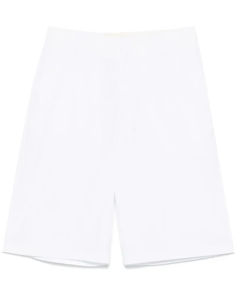 Moschino Knielange Shorts - Weiß Weiß