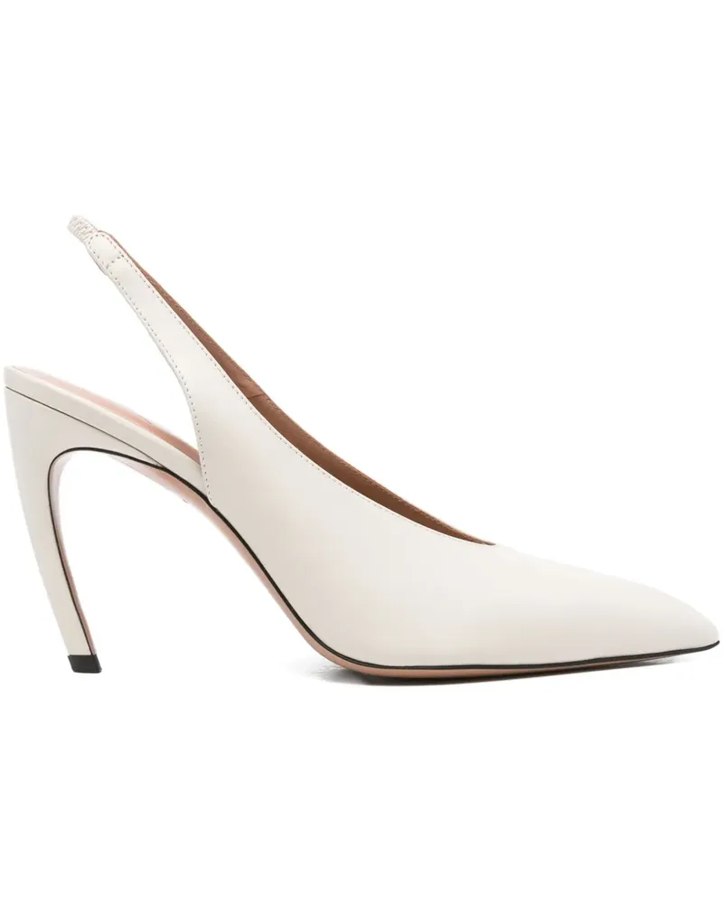ATTICO Viper Slingback-Pumps 100mm - Nude Nude