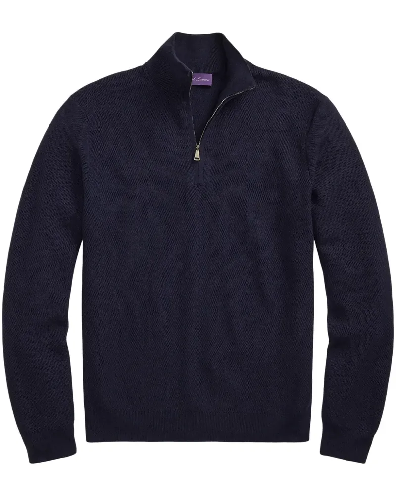 Ralph Lauren Pullover aus Piqué - Blau Blau