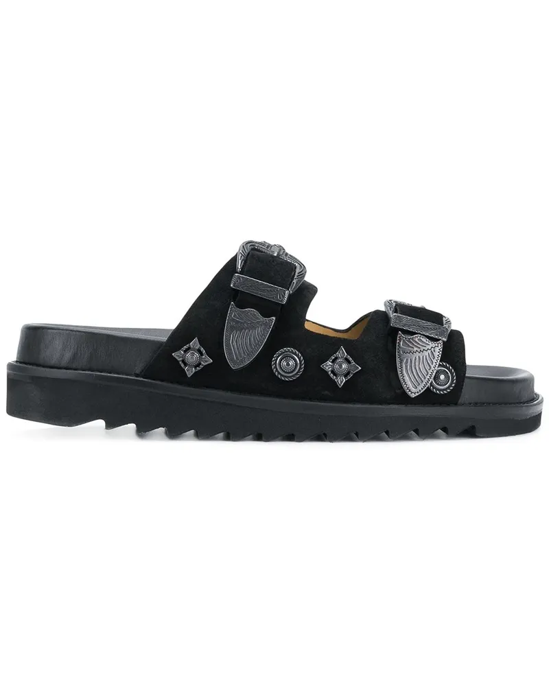 Toga Sandalen mit Schnallenverschluss - Schwarz Schwarz