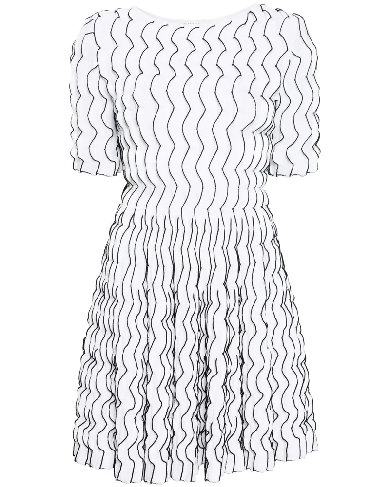 Antonino Valenti Ausgestelltes Minikleid - Weiß Weiß