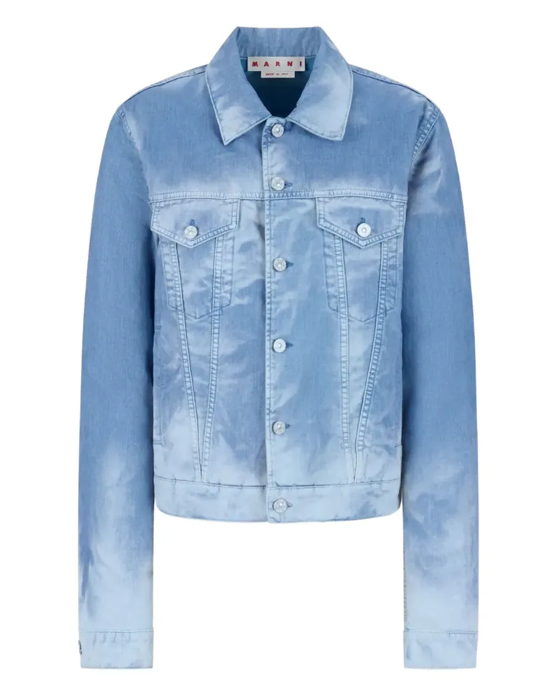 Marni Ausgeblichene Jeansjacke - Blau Blau