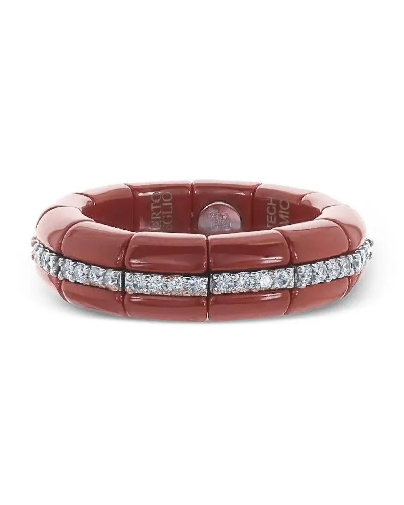 Roberto Demeglio Red Eternity Pura Stretch Ring - Rot Rot