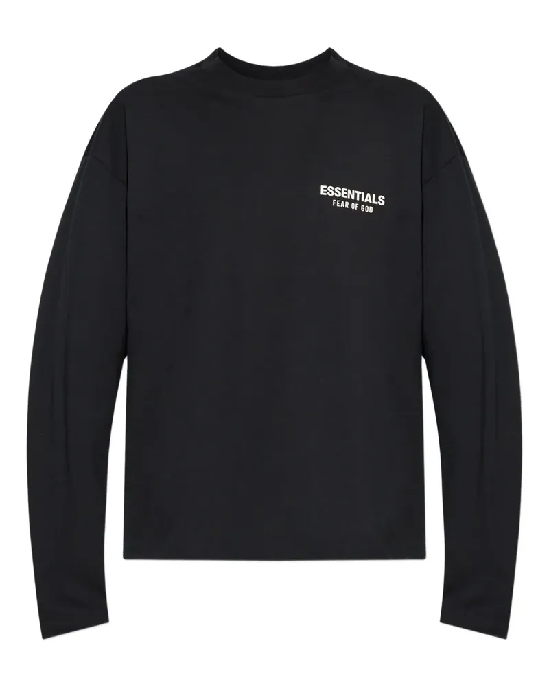 Fear of God Langarmshirt mit Logo - Schwarz Schwarz