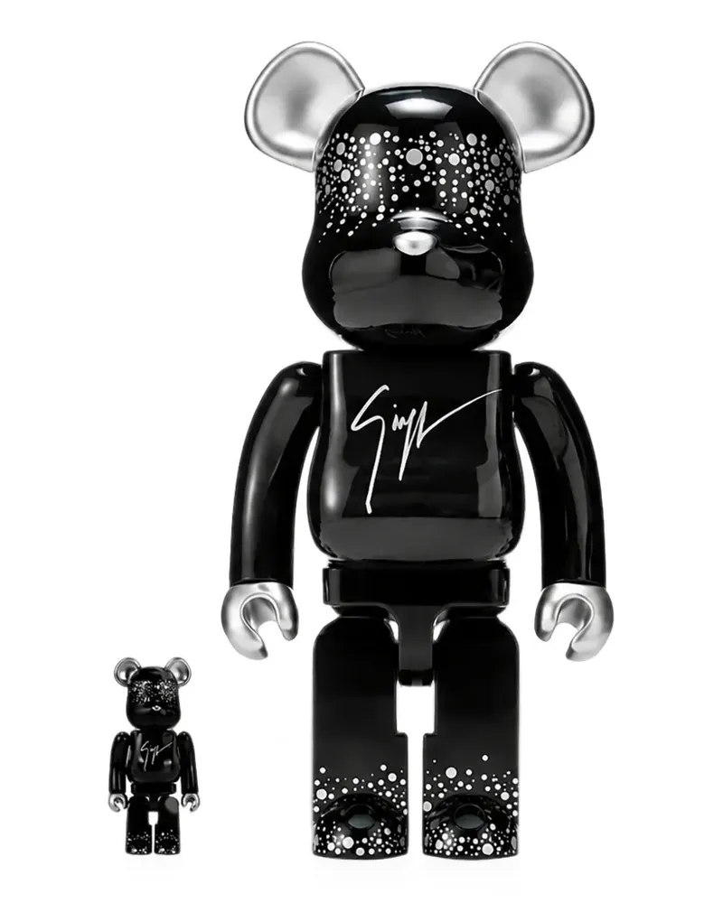 Medicom Toy x Bearbrick Macau 2023 x Giuseppe Zanotti Figuren-Set (2er-Set) - Schwarz Schwarz