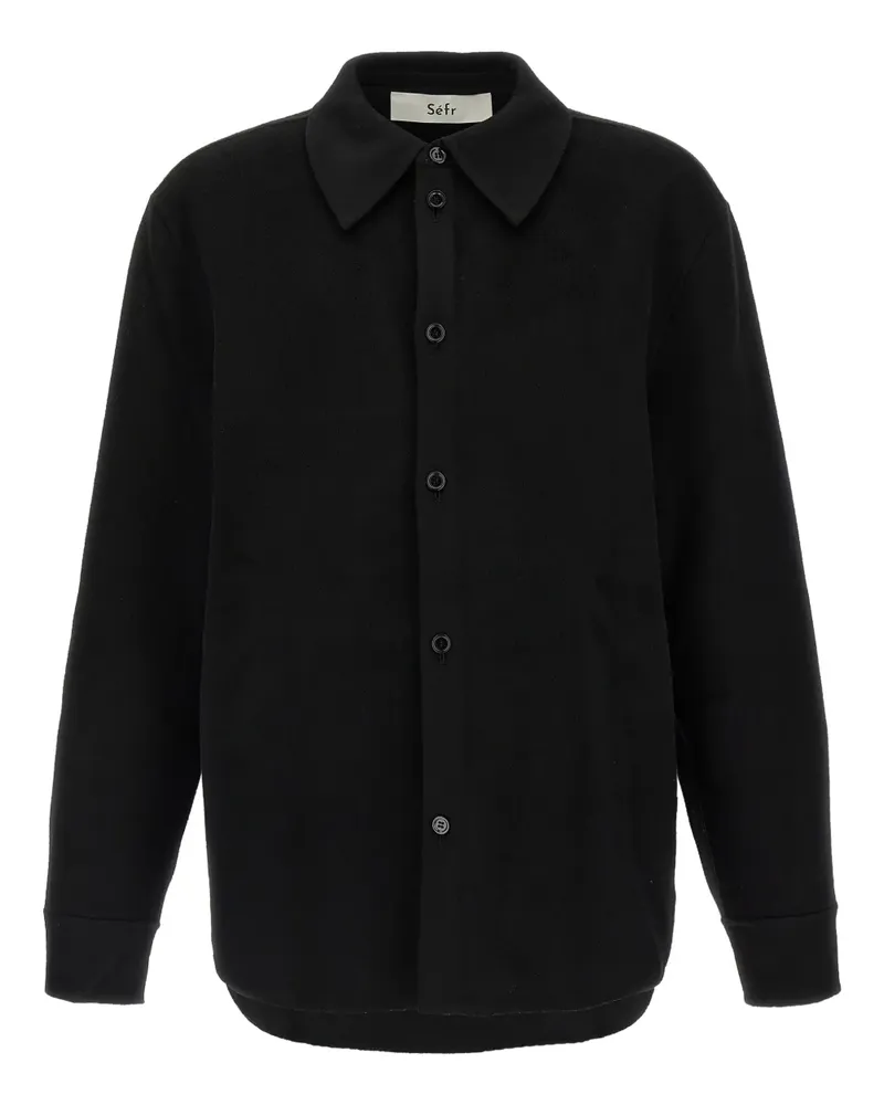 Séfr Lenny shirt - Schwarz Schwarz