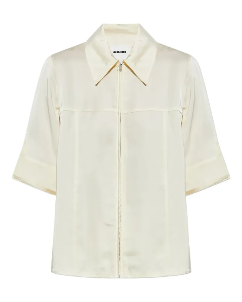 Jil Sander Hemd mit Reißverschluss - Nude Nude