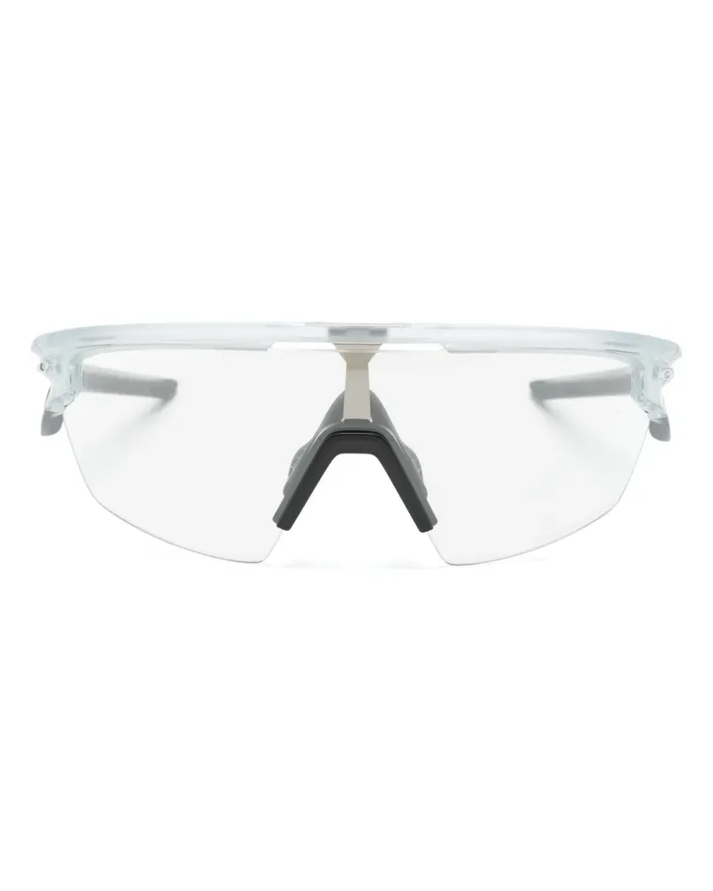 Oakley Sphaera Sonnenbrille mit Shield-Gestell - Grau Grau