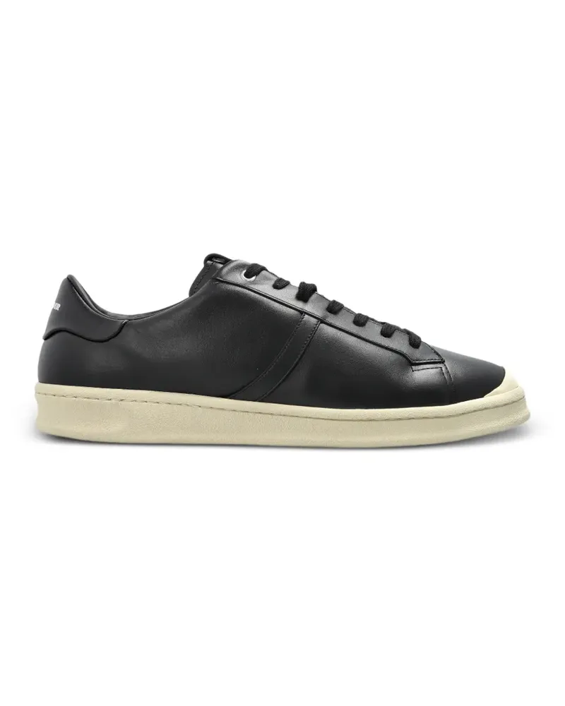 Jil Sander leather sneakers - Schwarz Schwarz