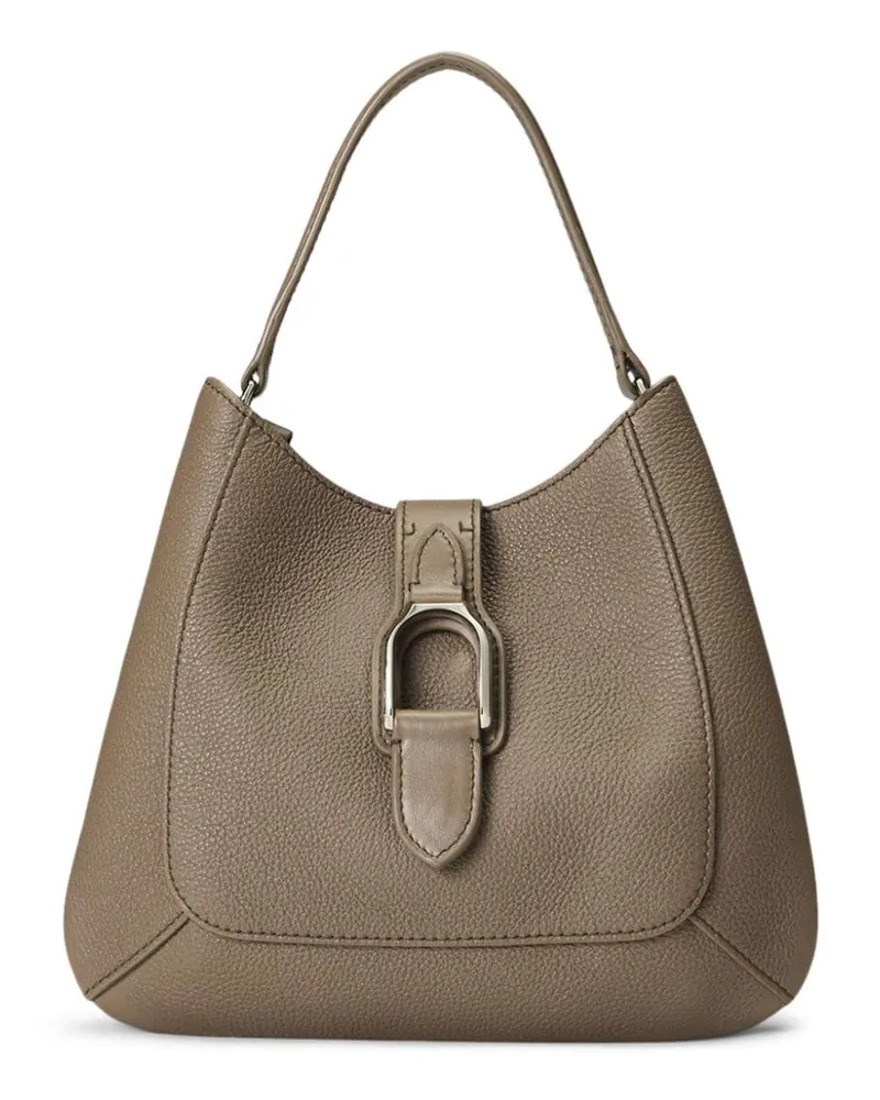 Ralph Lauren Schultertasche mit Schnalle - Nude Nude