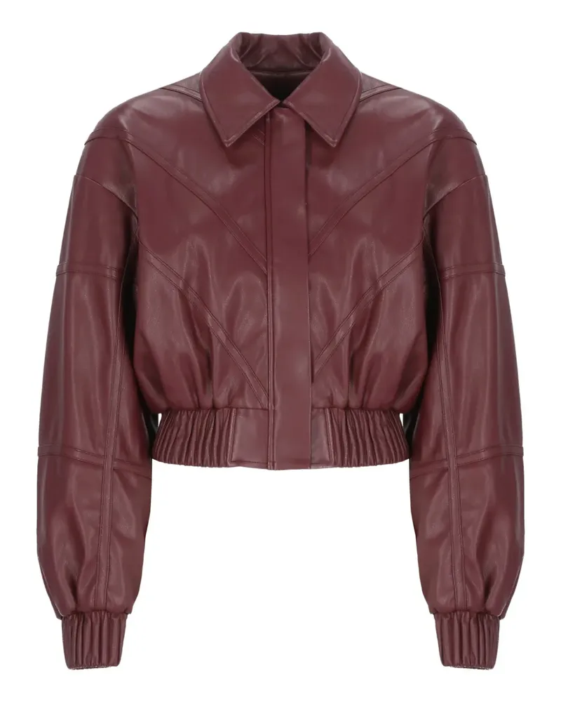 ROTATE Birger Christensen Jacke mit Einsätzen Rot