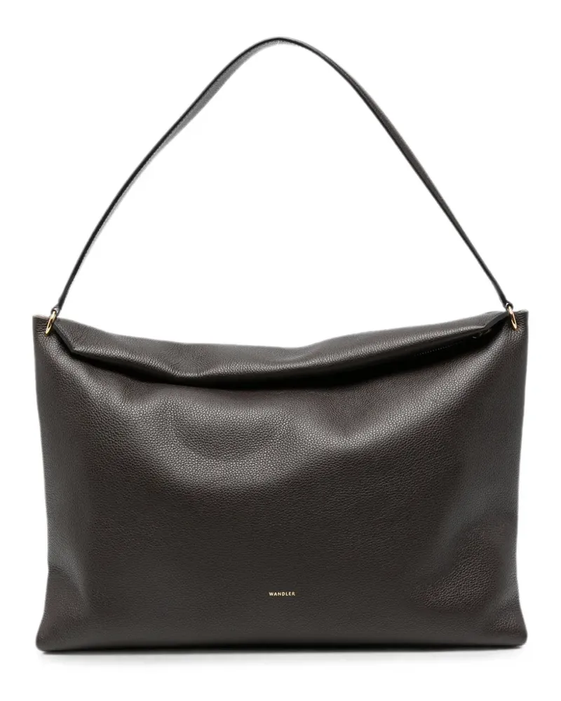 WANDLER grainy-leather tote bag - Braun Braun