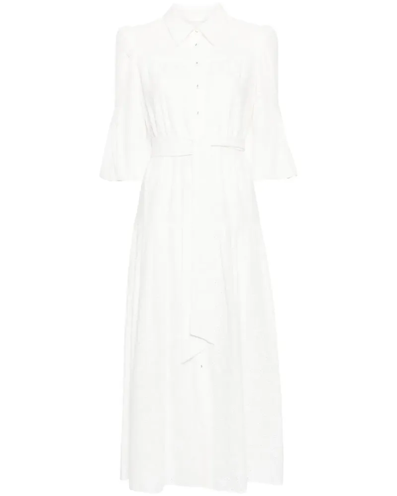 Diane von Furstenberg Aveena Kleid mit Lochstickerei - Nude Nude