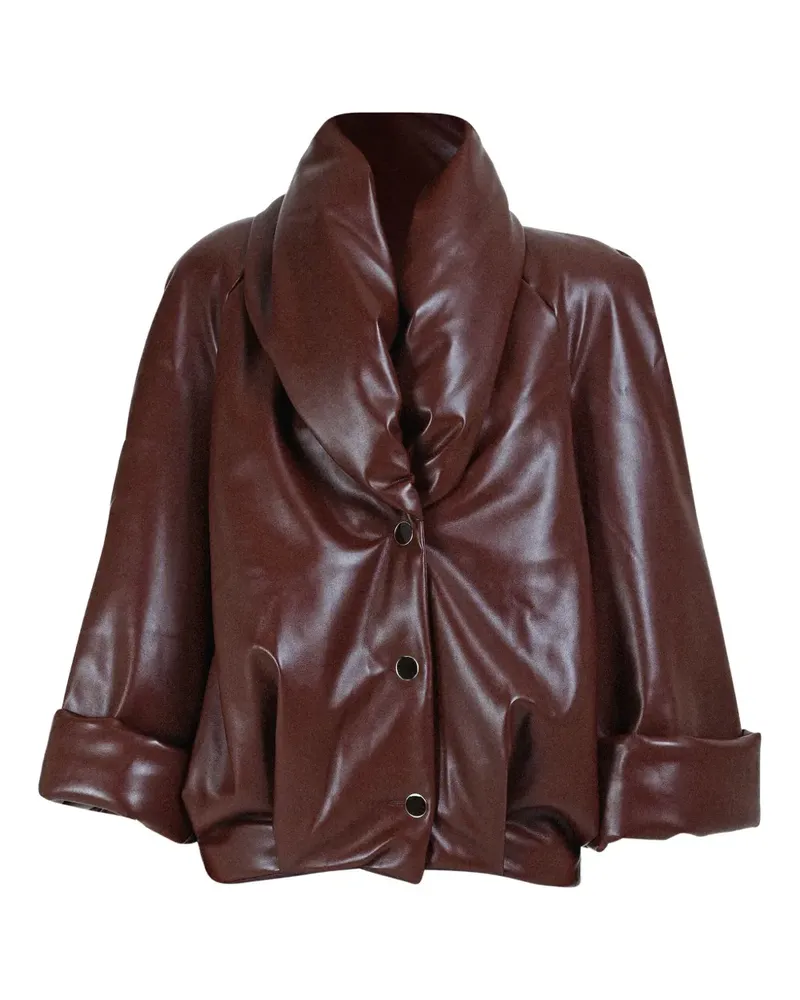 Rowen Rose button-fastening jacket - Braun Braun