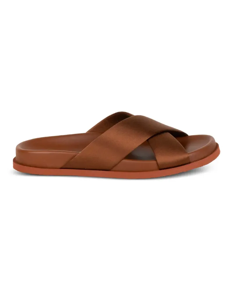 Pedro Garcia Daliana crossover-strap sandals - Braun Braun